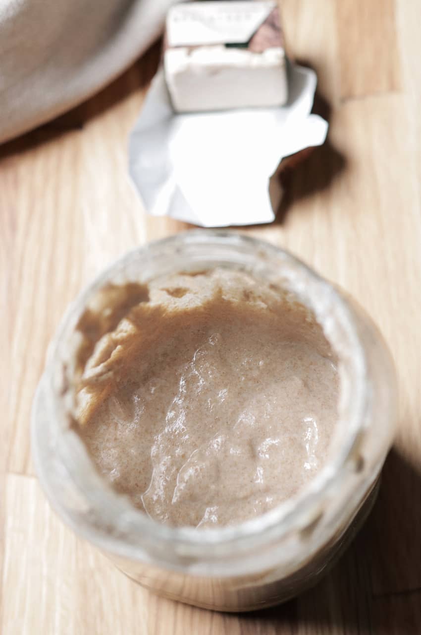 Sauerteig für selbstgemachten Pizzateig